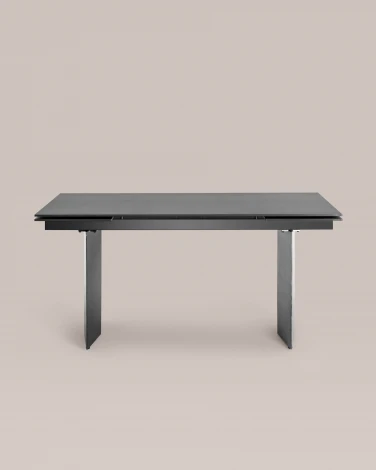 Стол обеденный Stool Group Селин раскладной 160-240*90 керамика темная УТ000034953