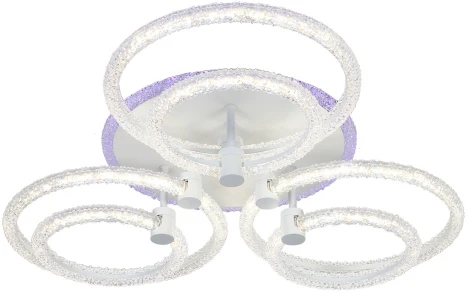 Потолочная люстра светодиодная с пультом Escada ICE 10204/6LED BL (регулировка яркости, 220V)