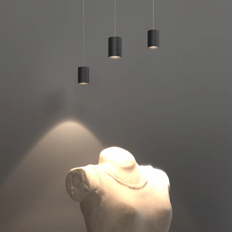 Подвесной светильник Solita 50249/1 латунь Eurosvet Piccolo 50248/1 LED/ черный (220V, на проводе, круглые)