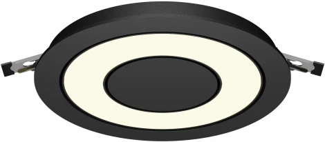 Встраиваемый светильник Maytoni Vector DL102-12W3K-B (LED, 220V, круглые)