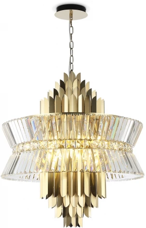 Подвесная люстра с хрусталем Ambrella High Light LH41023 (220V, на цепи)