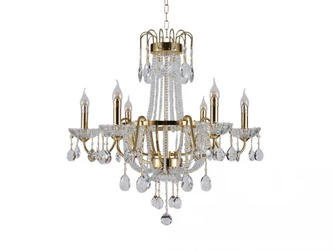 Подвесная люстра Newport Esmeralda 1406/C bronze