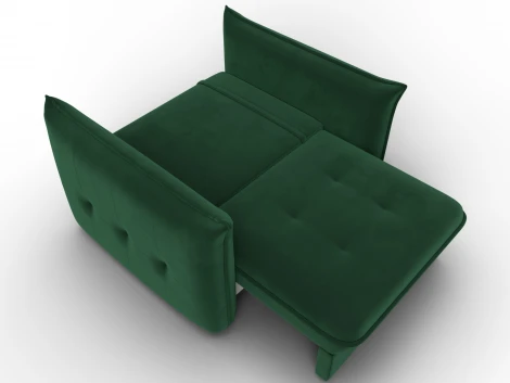 Кресло Лига-100 НПБ (ДСП,Фанера,Велюр/Зеленый) Лига Диванов 136997