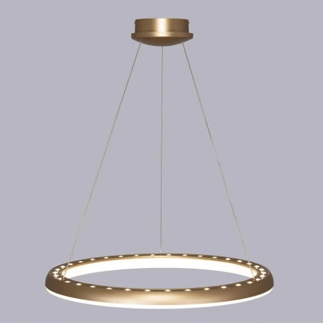 Подвесной светильник светодиодный с пультом Citilux Юпитер CL730B092S (регулировка яркости, 220V, на тросе, кольцо)