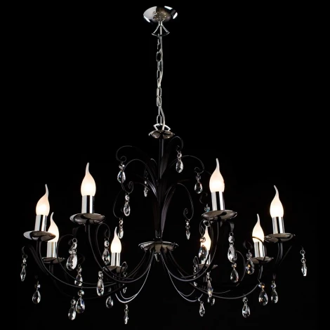 Подвесная люстра Arte Lamp Romana A1742LM-8BK