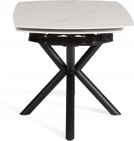 Стол обеденный Winston/Винстон Tetchair (Керамика,Металл/Белый,Черный) арт.21856