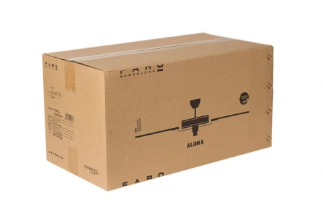 Потолочный вентилятор матовый коричневый 1320 мм IP20 Faro Aloha 33710FAR