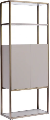 Стеллаж Garda Decor 58DB-SH16061B (Хром/Белый)