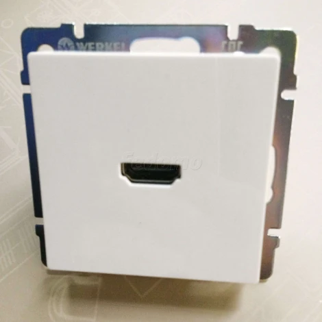 Розетка встраиваемая HDMI Werkel, белый