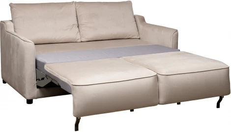 Диван Portofino 180 двухм раскл с кантом св-серый Colt030+Colt025 Garda Decor арт.PORTOFINO-180-Colt030+Colt025