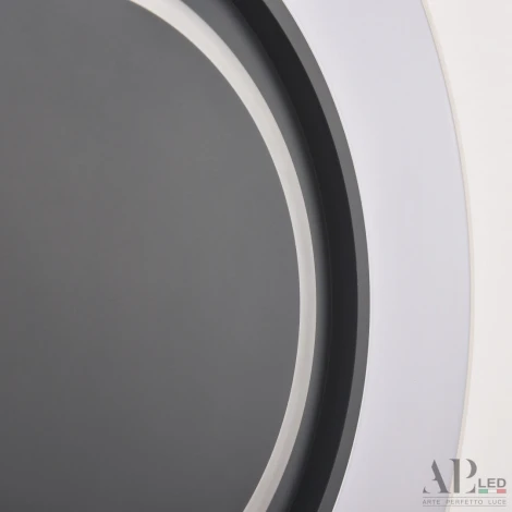 Потолочный светильник светодиодный с ПДУ APL LED Turin 3306.B246-450 White/Grey