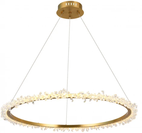 Подвесной светильник светодиодный ЛаураЛюкс 08454-80,36 Kink Light (220V, на тросе, кольцо)