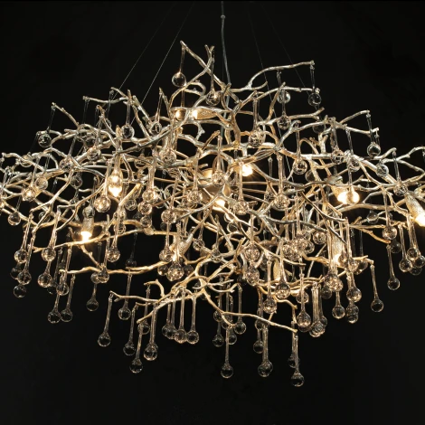 Подвесная люстра Loft IT Bijout 10067/1250 SG (220V, на тросе, ветки)
