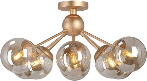 Потолочная люстра на штанге Vitaluce V3772-8/8PL, 8xE14 макс. 40Вт V3772-8/8PL