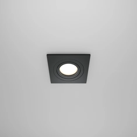 Встраиваемый светильник Atom GU10 1x50Вт Maytoni Technical DL024-2-01B (220V)