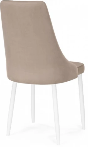 Стул на металлокаркасе Кора (Кора бежевый / белый) Notta арт.517124