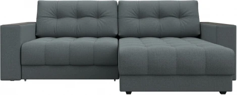 Диван угловой с декором Лига-049 НПБ Лига Диванов (Рогожка) арт.128452