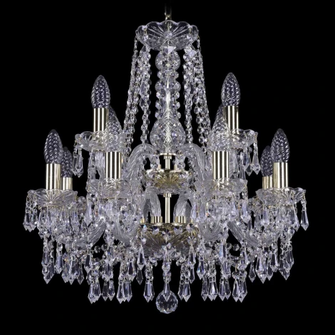 Подвесная люстра Bohemia 1403 1403/8+4/160/2d/G