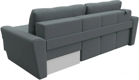 Диван угловой Амстердам правый угол (Серый/Рогожка) Лига Диванов арт.122765