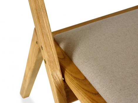 Комплект складных стульев Logan 2 шт. ОГОГО Обстановочка! 966357 (Массив,Дерево,Ротанг/Бежевый)