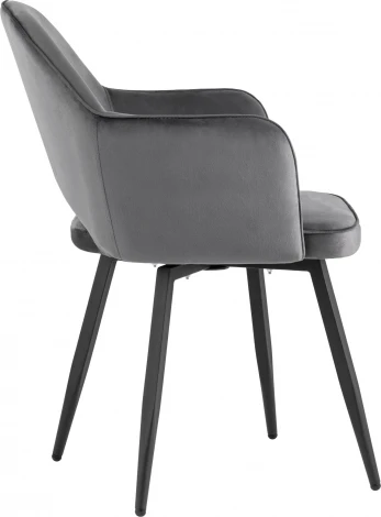 Стул Stool Group Венера вращающийся велюр серый