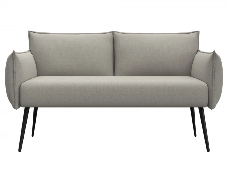 Диван прямой Лига-083 (Фанера/Металл/Рогожка/Бежевый) Лига Диванов 131061