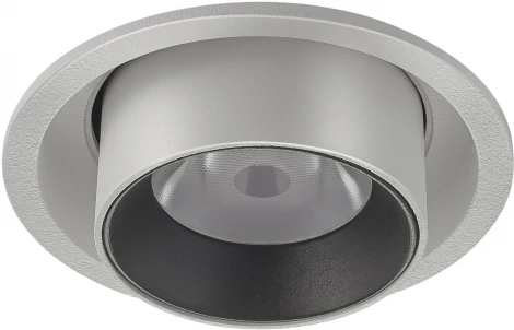 Встраиваемый точечный светильник светодиодный AM Group AM334 AM335-1 WH+BK (220V)