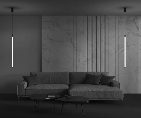 Подвесной светильник Ray 3000К 20Вт LED Maytoni Technical P022PL-L20B3K (220V, на проводе, круглые)