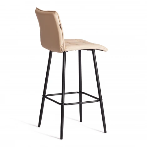 Барный стул Bari/Бари Tetchair (Металл,Экокожа/Бежевый) арт.24909