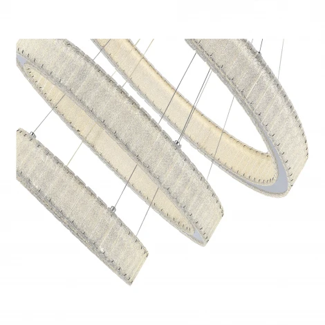 Подвесной светильник ярусный ST Luce Latozzo SL6008.103.03 Хром/Хром LED 3*95W 3000K (220V, на тросе)