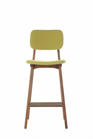 Барный стул Civil 2 Зеленый ткань
