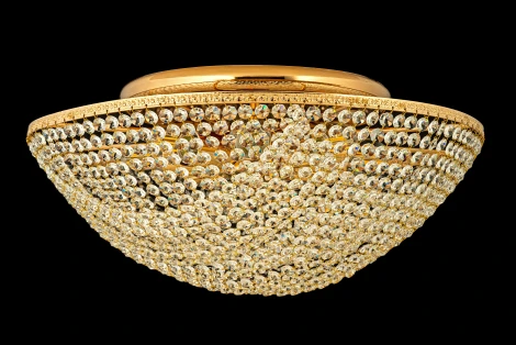 Потолочная люстра буше Arti Lampadari Stella LE 1.2.50.501 G (220V, хрусталь, пульт управления)