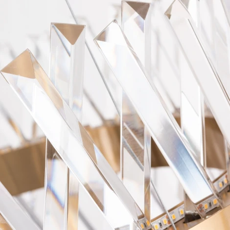 Подвесная люстра Divinare Corona 1685/01 SP-1 (LED, 220V, хрусталь, на тросе, круглые)