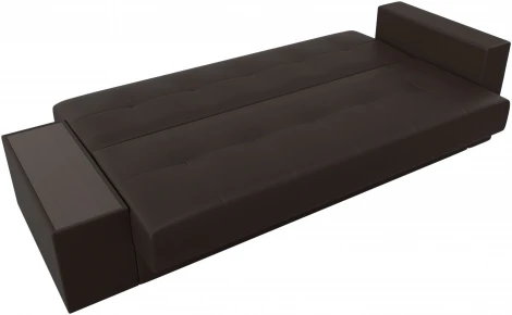 Диван-книжка Лига-020 стол слева (Коричневый,Бежевый/Экокожа) Лига Диванов арт.118542L