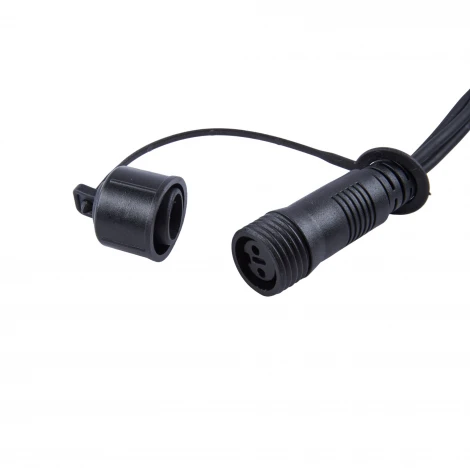 Гирлянда Бахрома светодиодная с эффектом мерцания 5м. соединяемая, 300 светодиодов, теплый белый свет Uniel ULD-B5007-300/TBK WARM WHITE IP67