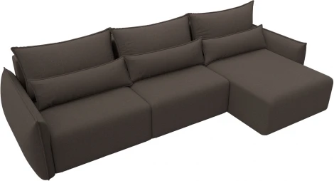 Диван угловой Лига-051 НПБ Лонг угол универсальный Лига Диванов (Рогожка) арт.128660