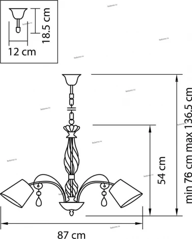 Подвесная люстра Lightstar Esedra 796189