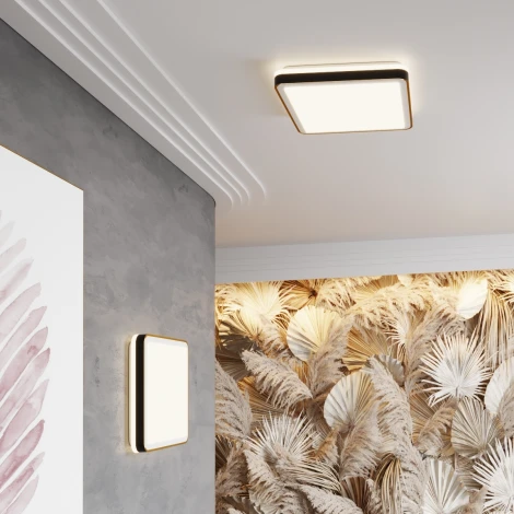 Настенно-потолочный светильник Akuna 7621/DL Sonex (регулировка яркости, LED, 220V, пульт управления, IP43)