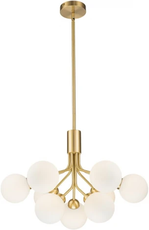Потолочая люстра на штанге Belfast Bryson L-8130-6+3 BR GL