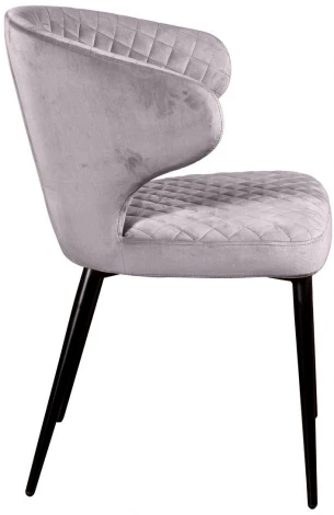 Стул Richard ромб, бархат светло-серый 26 Top Concept 77334