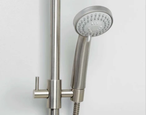 Душевая стойка Wasserkraft A038 матовый хром