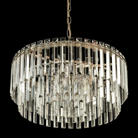 Подвесная люстра Citilux Фонда CL303193 (220V, хрусталь, на цепи)