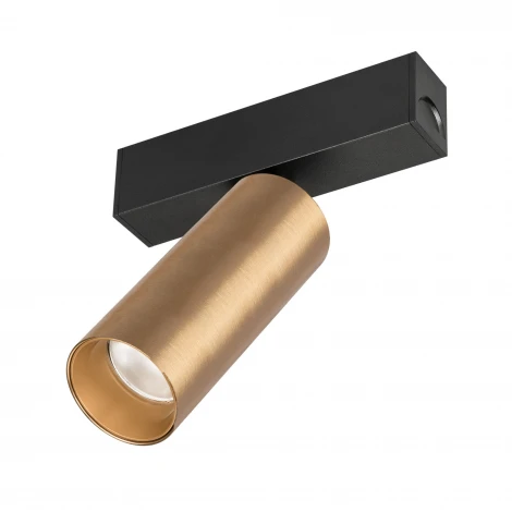 Трековый светильник магнитный MAG-SPOT-25-R90-9W Day4000 (BK-GD, 30 deg, 24V) (Arlight, IP20 Металл) 035000(1) (LED)