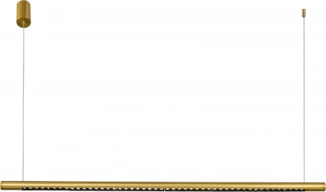 Подвесной линейный светильник ST Luce SL6238.313.01 латунь/латунь LED 1*28W 4000K (220V, на проводе)