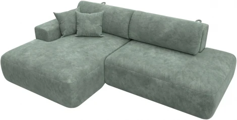 Диван угловой Лига-036 НПБ Модерн левый угол Лига Диванов (Велюр) арт.127766L