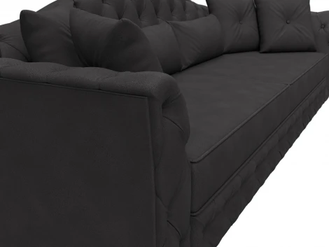 Диван прямой Артис Лига Диванов (Замша) арт.126380