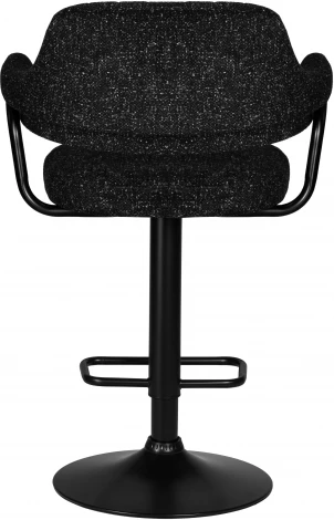 Стул барный DOBRIN CHARLY BLACK (черный твид (LEO18))