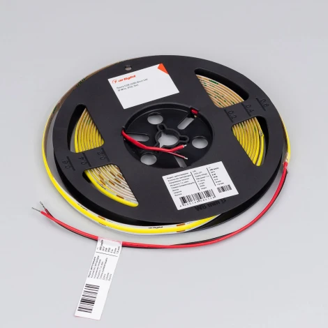 Светодиодная лента COB-X480-8mm 24V Yellow Volt (8 W/m, IP20, 5m) (Arlight) 047737