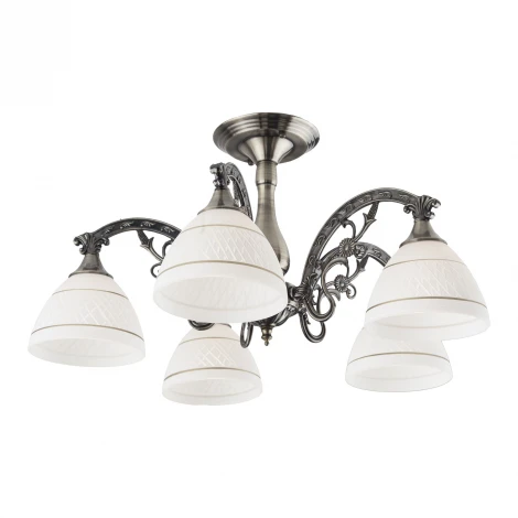 Потолочная люстра IDLamp Drina 290/5PF-Oldbronze