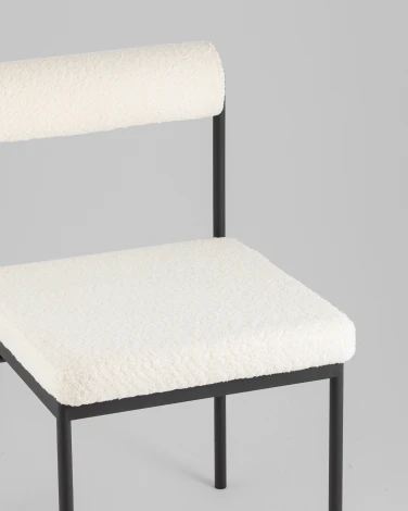 Стул обеденный Stool Group Балла букле молочный УТ000041910